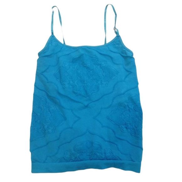 Y2K Balance By Marika Aqua Blue Tank Or Workout Top - Picture 1 of 8